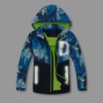 thumbnail image 5 of Generic Children Jacket Colorblocking Camouflage Zipper Shirt Waterpr00f Breathable Outdoor Kids Jacket for Holiday Winter Party Christmas（6-7 Years Green）, 5 of 9