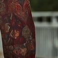 thumbnail image 4 of Mens Pants Casual Fashion Ethnic Print Elastic Waist Drawstring Pants with Pockets Loose Breathable Lightweight Wide Leg Casual Beach Pants, 4 of 5