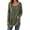 Army Green, variant on Women's Extra Long Tunic Tops for Leggings Henley Sweater | Long Sleeve Design, Soft Sweater Fabric, Loose Fit Comfort, Easy Layering Style