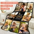 thumbnail image 2 of AISENIN Personalized Gifts for Fathers Day Custom Blanket Gifts for Dad Custom Gifts Personalized Blanket Custom Photo Blanket Customized Blankets Dad Gifts, 2 of 5