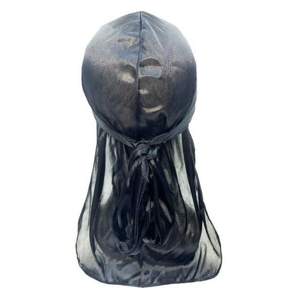 1 gorro de seda Durag, gorro de terciopelo Durag para hombres y mujeres, perfecto para ondas de 360 grados, rastas y turbantes, gorro de terciopelo premium para envolver la cabeza,