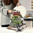 thumbnail image 3 of Military Missile Truck Dish Towels Set of 6, Camouflage Army Camo Washable Tea Towels Dishcloths Lint-Free 18x28 Inch Fast Drying for Kitchen Restaurant Bar Clean, 3 of 7
