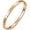 Rose Gold, variant on Stainless Steel Hexagon Bee Nest Stye Classic Plain Bangle Bracelet