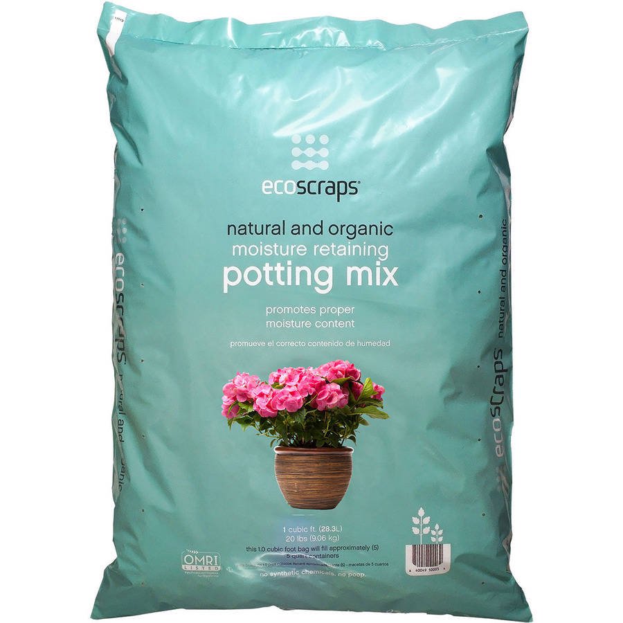 EcoScraps Organic Moisture Retaining Compost, 1.5 cu. ft.