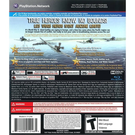 Pre-Owned Air Conflicts Pacific Carriers - Playstation 3