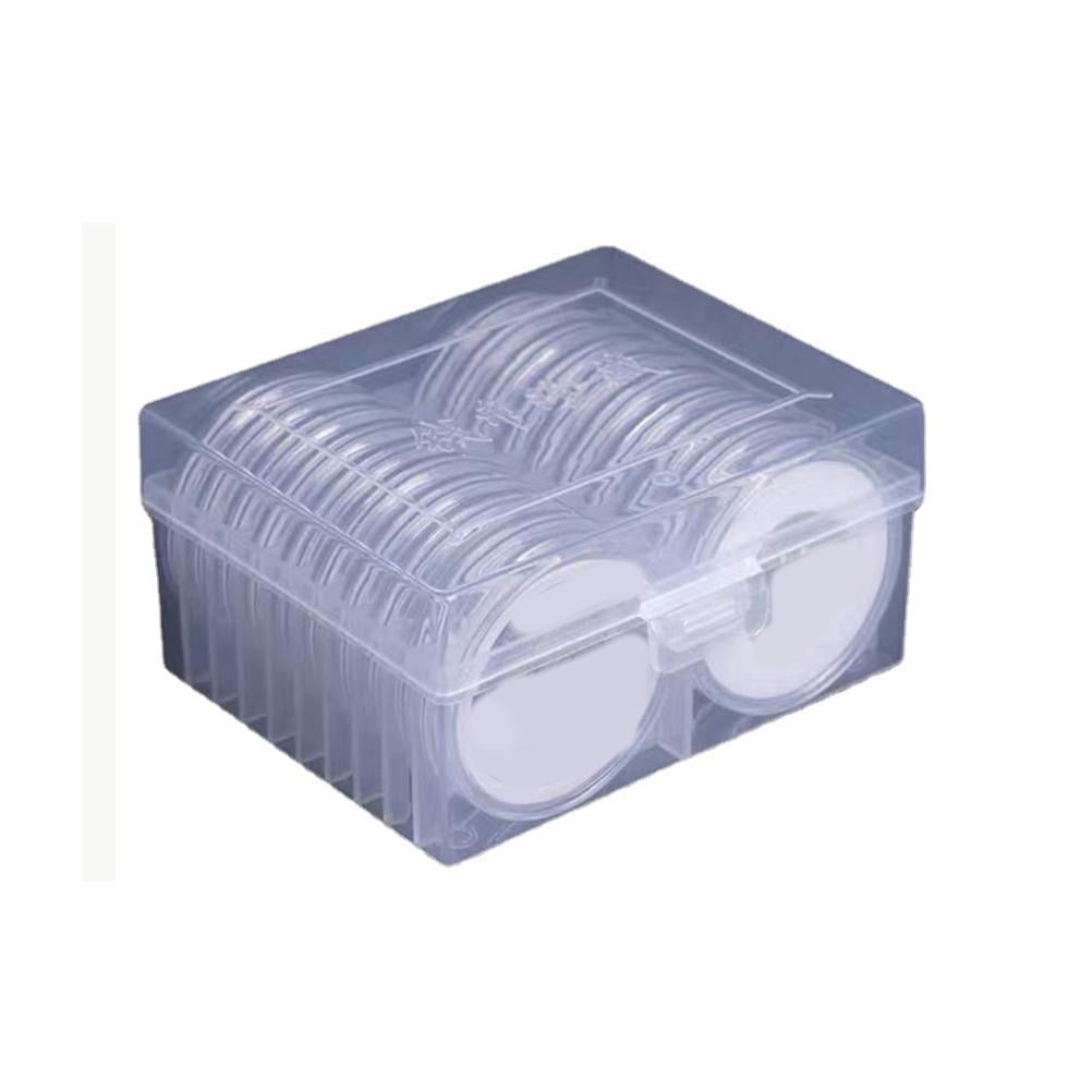 Porte-capsules 46 Mm Avec Joints EVA – 30 Pièces Et Boîte Rangement – Protection Pour Pièces De Monnaie, 8 Tailles De Joints