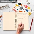 thumbnail image 4 of FORMRS 1-Subject Spiral Notebook 8" x 5" College Ruled 60 Refillable Sheet A5 Hard Cover, 2 Pack, Beige Geometric, 4 of 7
