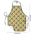 thumbnail image 2 of Disketp Monstera Leaves Kitchen Apron with adjustable Aprons for Women with Pockets Cooking Powder Pink Apron, 2 of 7