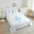 thumbnail image 4 of Erosebridal Kawaii Bowknot Bedding Twin Comforter Set,Initial Letter Down Comforter,Monogrammed Decor,Reversible,Lightweight,2-Piece, 4 of 7