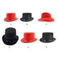 thumbnail image 3 of Minnieouse Sombrero de copa, accesorio de Cosplay, suministros multiusos para fiestas, accesorios de barra de tela no tejida, tocados para el hogar Sombreros Negro/Adulto/Alto Minnieouse AP012305-04, 3 of 6