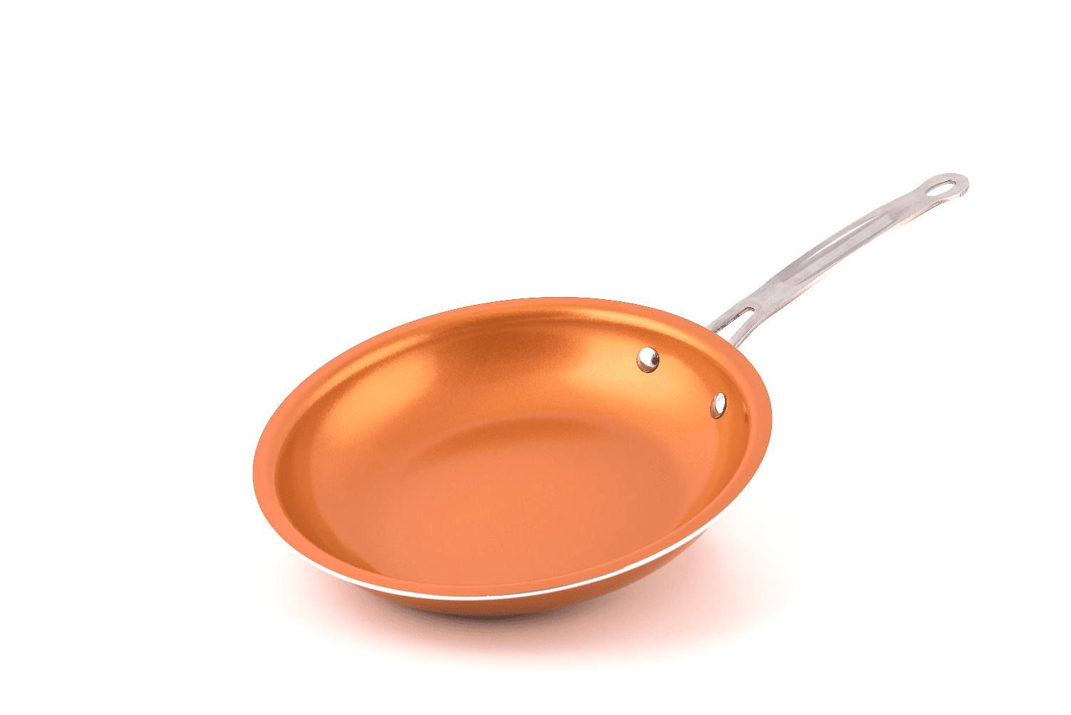 Extra Deep 7 Inch Copper Ceramic Frying Pan Non-Stick Anti Scratch Hard Wearing 