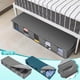 thumbnail image 1 of Fiudx Almacenamiento Bajo Cama, Paquete de 2 Contenedores con Asas Reforzadas, Tela Gruesa, Diseño de 5 Compartimentos, Ventanas Transparentes de Pvc, Organización de Armario, Ahorro de Espacio, Negr, 1 of 4