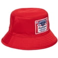 thumbnail image 2 of Budweiser Beer Label and All Over Ribbons Reversible Text Bucket Hat, 2 of 4