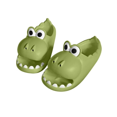 

BELLZELY Womens Shoes Sandals Clearance Summer Couple Women Men Slippers Fashion Casual Dinosaur Bathroom Bath Shoes