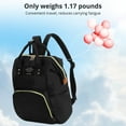 thumbnail image 6 of Diaper Bag Backpack,Caveen Multifunctional Mommy Nappy Bags with Insulated Pockets, Waterproof, Large Capacity, Black, 6 of 9
