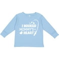 thumbnail image 3 of Inktastic I Hooked Mommy's Heart with Fishing Rod Boys or Girls Long Sleeve Toddler T-Shirt, 3 of 5