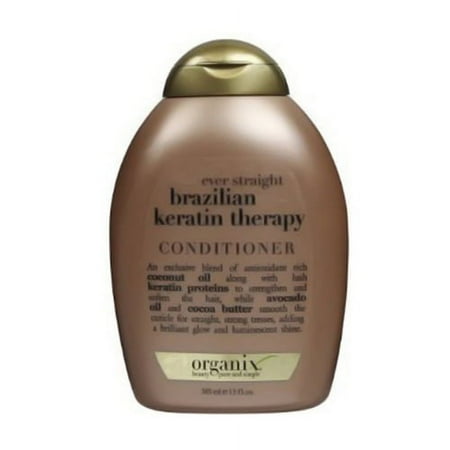 Organix Ever Straight Brazilian Keratin Therapy Conditioner - 13 Oz, 6 Pack
