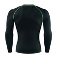 thumbnail image 3 of Mens Tight Fitting Training Clothes Sports Fitness Clothes Running Clothes Sweat Wicking Quick Drying Long Sleeved T Shirt Top, 3 of 3