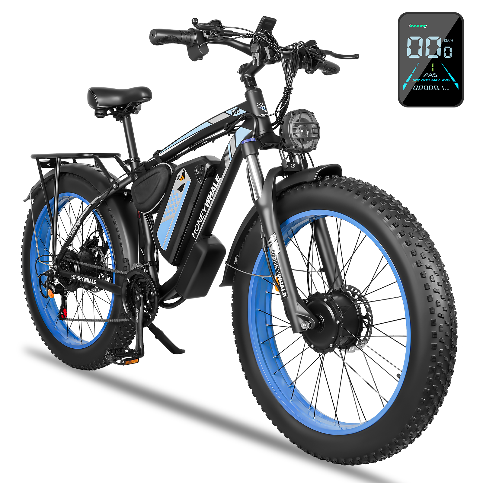 Bicicleta El ctrica De Monta a Honey Whale BK08 Azul Bodega Aurrera 