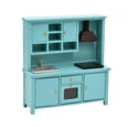 thumbnail image 4 of 1:12 Miniature Display Cabinet Realistic Wood for Furnishings Gift Role Play, 4 of 8