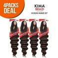 thumbnail image 3 of Synthetic Hair Braids Kima Braid Ocean Wave 20" (4-Pack, P1B/33), 3 of 7