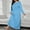 Light Blue, variant on JUSLIO Womens Nightgown Graphic Print Sleepwear Long Sleeve Nightgown Sleep Dress Round Collar Loungewear Army Green Robes Nightgowns Pajama