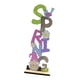 thumbnail image 5 of Adorno de madera de primavera para Pascua, figura impresa, figuras artesanales, decoración de mesa Resorte vertical, 5 of 8