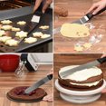 thumbnail image 4 of kurtrusly Stainless Steel Spatula Palette Knife Set Cake Decorating Smooth Tools Kit black & white 38cm 1pcs 1Set, 4 of 6