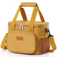 thumbnail image 1 of Lonchera Lifewit, tamaño mediano, aislante, 8,5 L, color marrón, 12 latas, 1 of 7