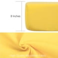 thumbnail image 2 of Lorviah 2 Pack Fitted Crib Sheet, 28"x 52" Ultra Soft Microfiber Crib Sheet for Boys & Girls, Yellow, 2 of 6