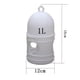 thumbnail image 4 of Dispensador de agua práctico para palomas Bebedero para mascotas Bebedero práctico para pájaros Agua para pájaros Blanco, 4 of 9