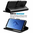 thumbnail image 2 of Tekcoo Wallet Cases for 2018 Samsung Galaxy S9 / S9+ / S9 Plus / Note 9, Tekcoo Premium PU Leather Folio Flip Cover Kickstand & Credit Slots Wrist Strap Protective Case -Black, 2 of 5