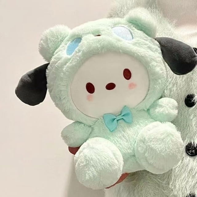 Pochacco Collectible Soft Plush, Kawaii Cartoon Plush Figure Toy, Cute Stuffed Animal Pillow, Cartoon Theme Party Favor for Girls Pochacco Fans Birthday