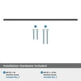 thumbnail image 5 of Amerock Bar Pulls 21-7/16 inch (544mm) Center-to-Center Matte Black Cabinet Pull, 5 of 8