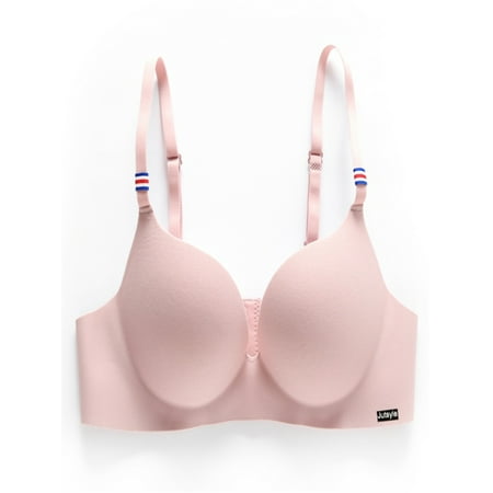 

Gathering Bra Thin Section Without Steel Ring One-piece Seamless Gathering Bra Solid Color Stretch Thin Padded Bra