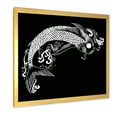 thumbnail image 2 of Designart 'Chinoiserie With Koi Fish I' Traditional Framed Art Print, 2 of 4