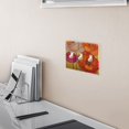 thumbnail image 5 of Yayeee Toggle Light Switch Wall Plate 2-Gang 4.56"x4.48" Decorative Outlet Cover, Orange Abstract Floral, 5 of 7