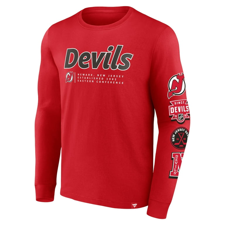 Nj devils long sleeve shirt on sale