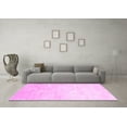 thumbnail image 3 of Ahgly Company Indoor Round Abstract Pink Contemporary Area Rugs, 4' Round, 3 of 4