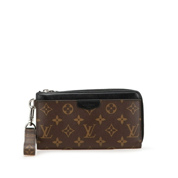 Pre-Owned Louis Vuitton Monogram Macassar Zippy Dragonne L-shaped Zipper Long Wallet... (Good)