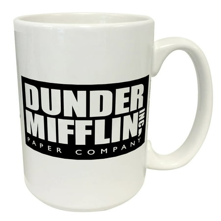 Dunder Mifflin (The Office) Worlds Best Boss TV Television Show Ceramic Gift Coffee (Tea, Cocoa) 15 Oz Mug, By CulturenikOfficially Licensed from NBC/Universal TV. 15 Ounce (Best Cocoa Powder In The World)