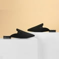 comfortable black mules