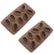 thumbnail image 5 of Billuyoard Molde para microondas de 2 piezas de molde para cubitos de hielo en grano de café Color café 2piezas, 5 of 6