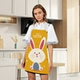 thumbnail image 1 of BotaniNest Easter Series Household Printing Linen Apron Kitchen Multi Function Apron Funny Personality Creative Apron, 1 of 6