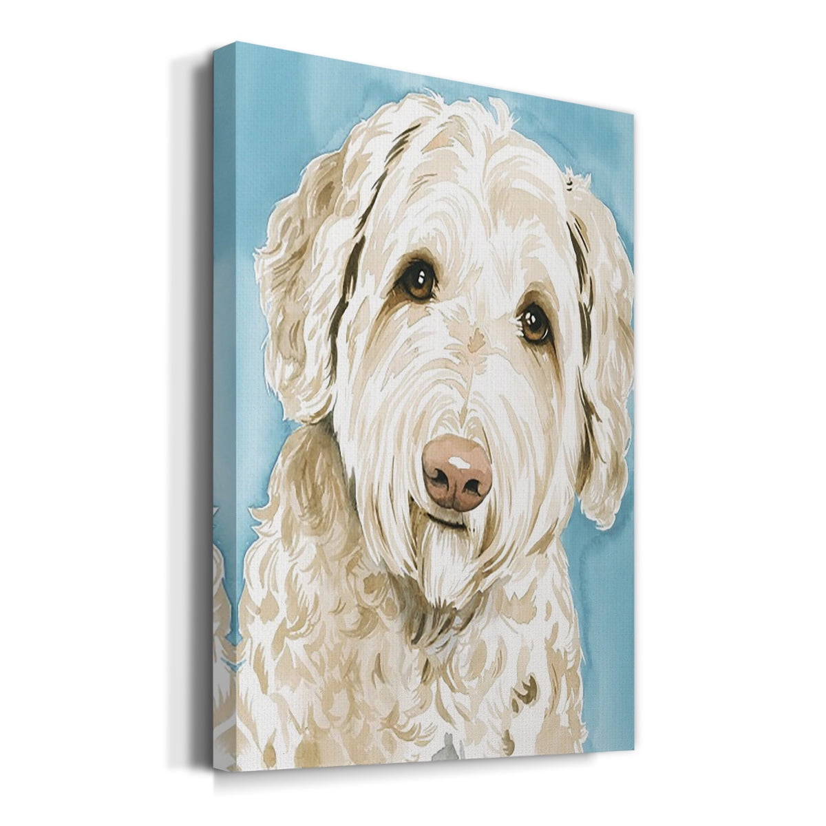 Labradoodle I Premium Gallery Wrapped Canvas - Ready to Hang
