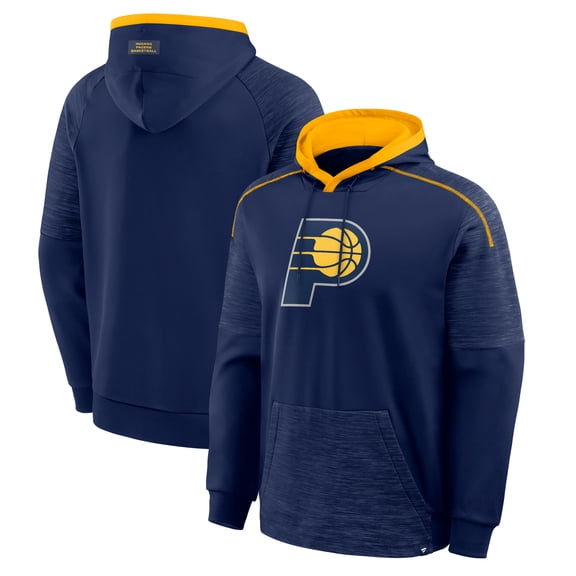 Men's Fanatics Navy Indiana Pacers Pick & Roll Defender Pullover Hoodie