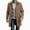 Khaki, variant on uublik Trench Coat for Men Army Green Long Sleeve Elegant Classic Overcoat Fall Winter Clothing