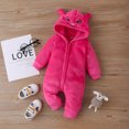 thumbnail image 2 of Vedolay Bodysuit Baby Girl Boys Jumpsuit Set for Girls Long Sleeve Bodysuit Hot Pink,74, 2 of 5