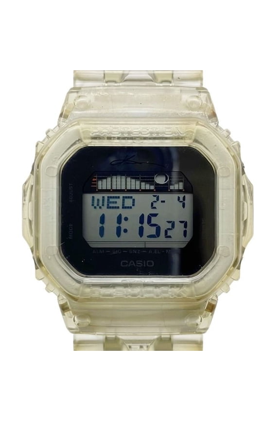 Pre-Owned CASIO G-SHOCK GLX5600KI Clear Rubber Men's Digital Watch (Kanoa Igarashi Model)