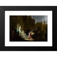 thumbnail image 2 of Willem de Poorter 14x11 Black Modern Framed Museum Art Print Titled - St. Paul and St. Barnabas at Lystra (1636), 2 of 5